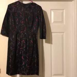 Matching long coat and dress